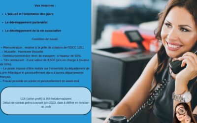 Offre Chargé.e d’accueil et des partenaires