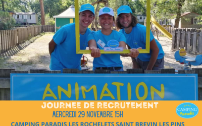 Recrutement Animateur.ice de Camping Paradis