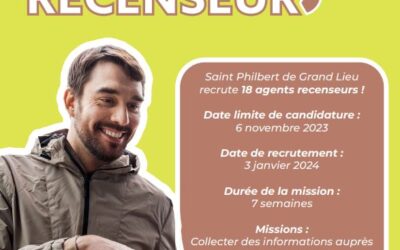 Recrutement Agent recenseur