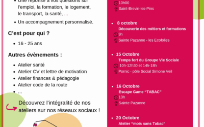 L’Actu du mois d’octobre