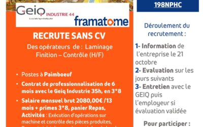 Recrutement Entreprise Framatome